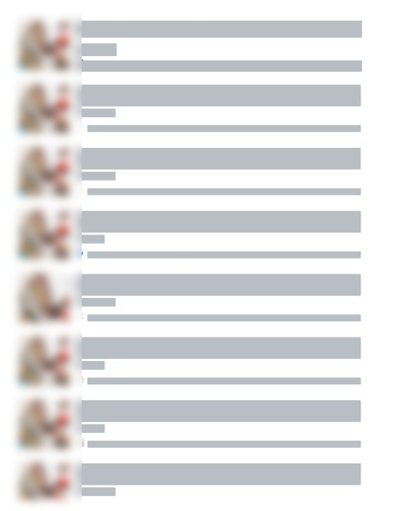 Echte Bilder statt Stockfotos: Die Google-Rückwärtssuche zeigt dasselbe gekaufte Foto achtmal untereinander auf verschiedenen Websites; die Vorschaubilder sind weichgezeichnet, alle Namen mit grauen Balken unkenntlich gemacht.
